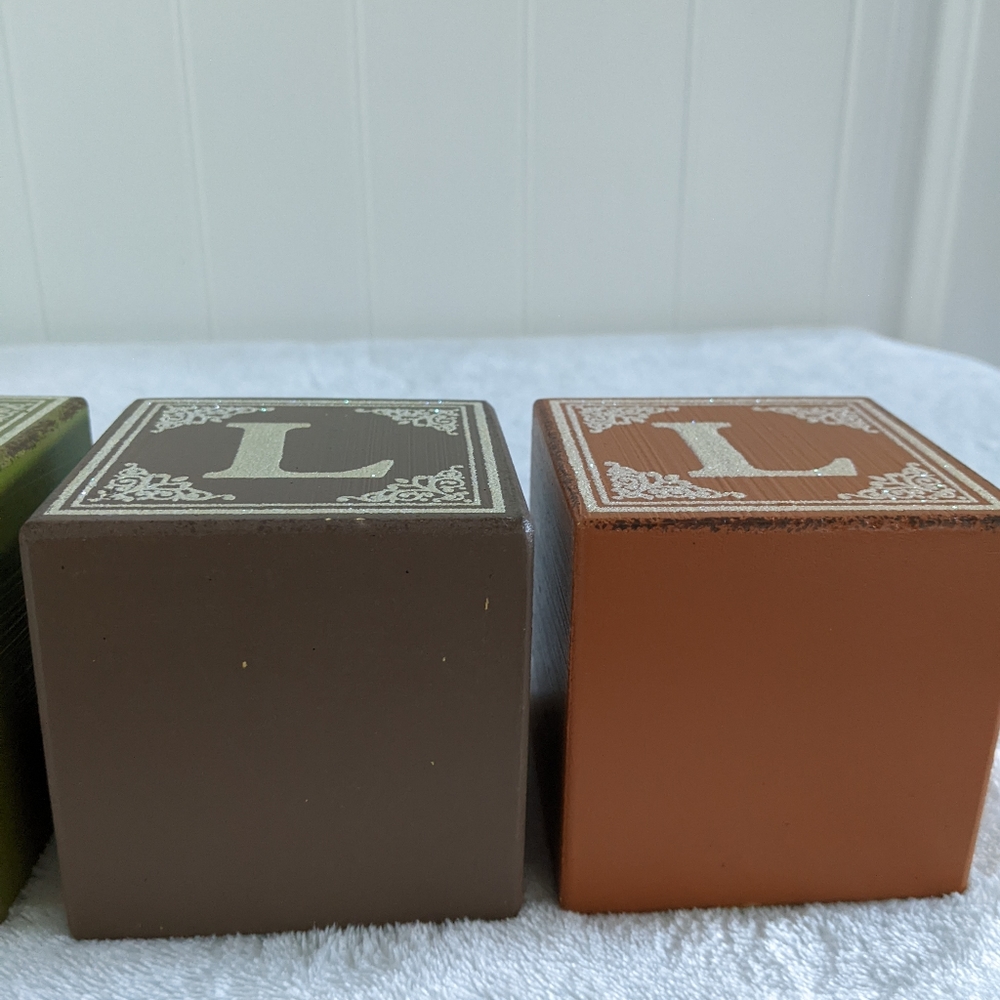 FALL Letter Cubes - Picture 9 of 11
